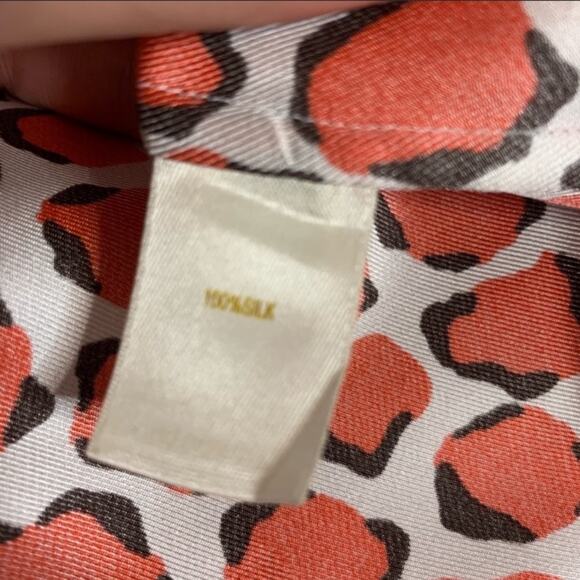 Kate spade silk Arielle leopard print shirt - Picture 4 of 7